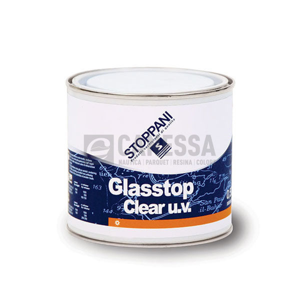 GLASSTOP CLEAR U.V. 68096 SOL. A LT. 2 STO68096L2 VERNICI STOPPANI - LECHLER  2 2 TRASPARENTE