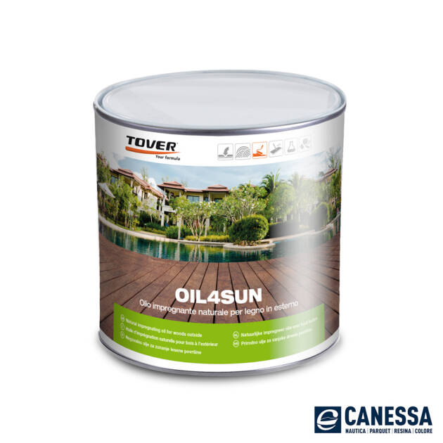 OIL 4 SUN | Olio impregnante naturale per legno in esterno