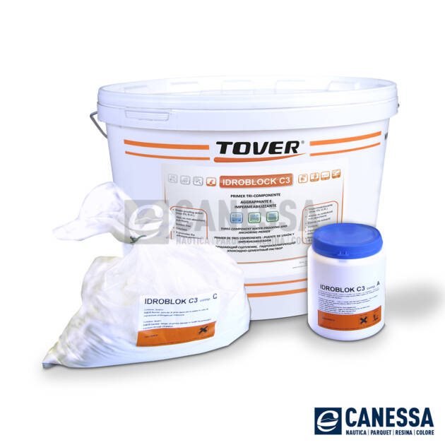 IDROBLOK C3 KG. 10 | Primer epossidico tricomponente impermeabilizzante