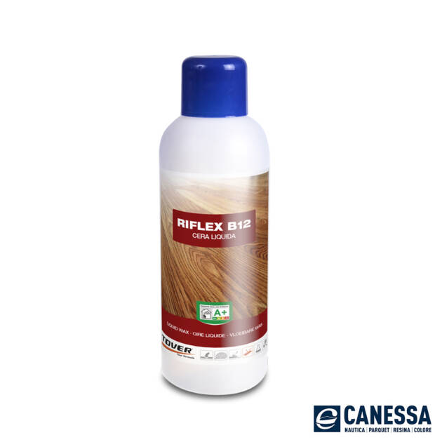 RIFLEX B12 Sbiancante | Cera liquida Idrorepellente per pavimenti in legno