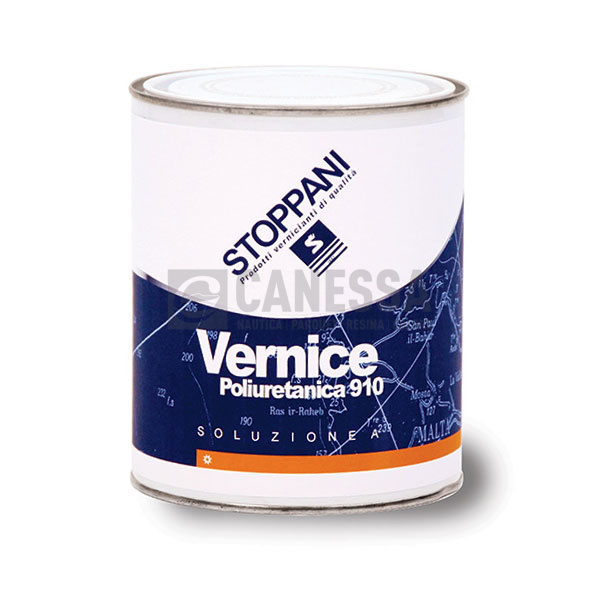 VERNICE POLIUR. 910 cod. 68030 SOL. A LT. 4 STO68030L4 VERNICI STOPPANI - LECHLER  4 4 TRASPARENTE