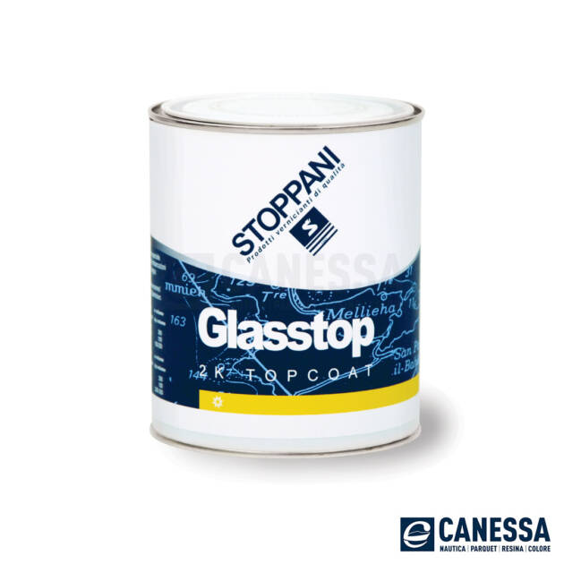 GLASSTOP | Smalto Nautico Bicomponente| A+B 0,750 lt