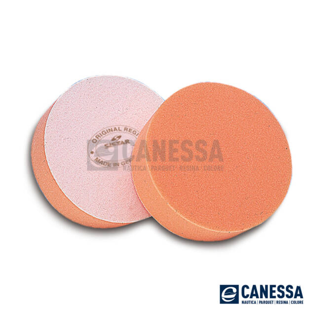 TAMPONE V8 ARANCIO ATTACCO VELCRO diam 160mm