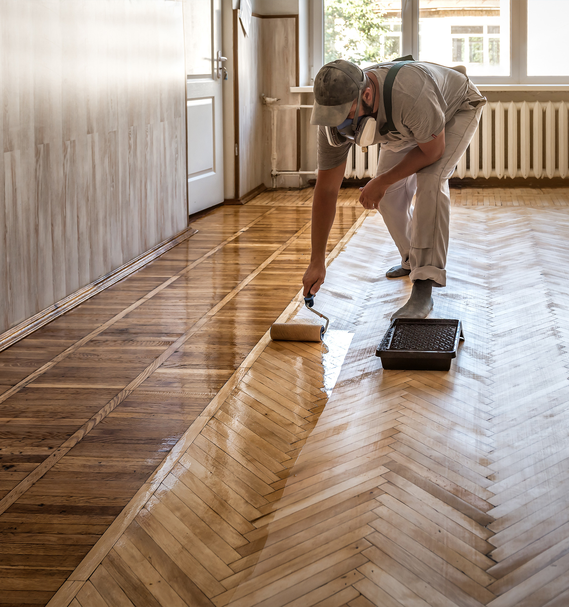 Rinnovare, colorare e personalizzare un parquet